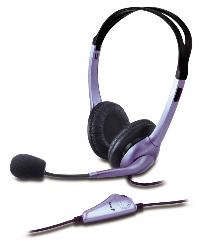 Casti GENIUS 'HS-04S' + microfon noise cancelling '31710025100' (include timbru verde 0.01 lei)