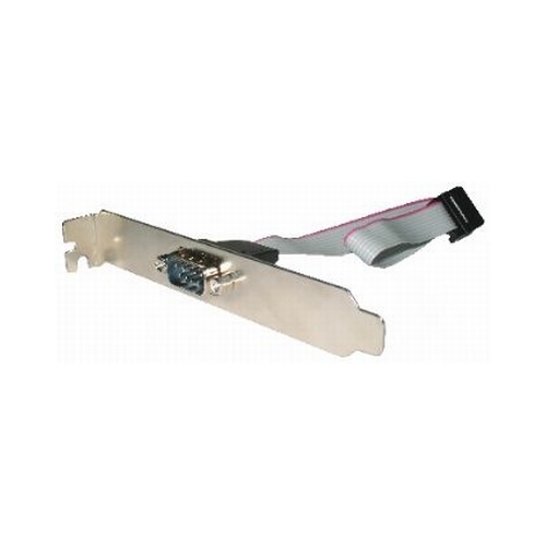 Oferte la Cablu adaptor intern, conectori Serial Port IDC 10pin la DB9, lungime cablu: 25cm, suport metalic, bulk, GEMBIRD (CCDB9RECEPTACLE)