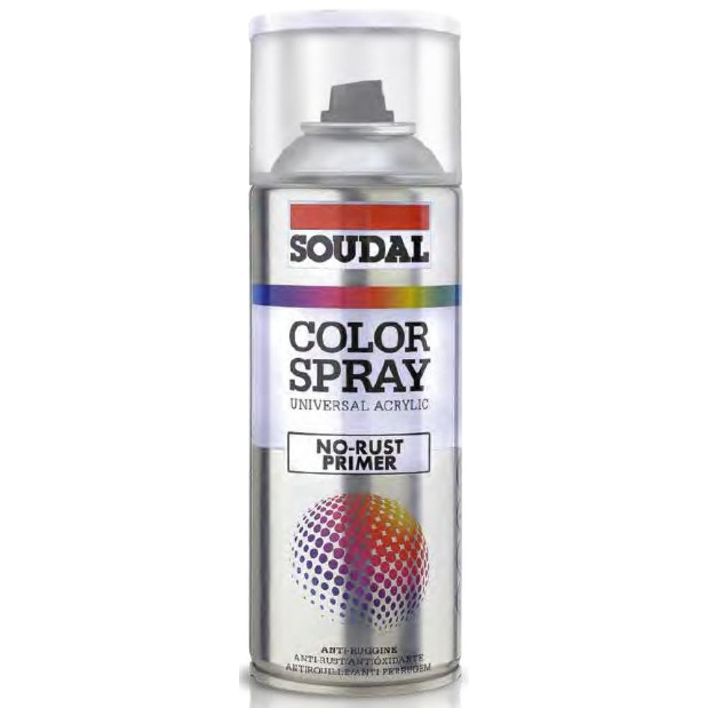 Oferte la Vopsea spray grund gri Soudal, interior/exterior, 400 ml