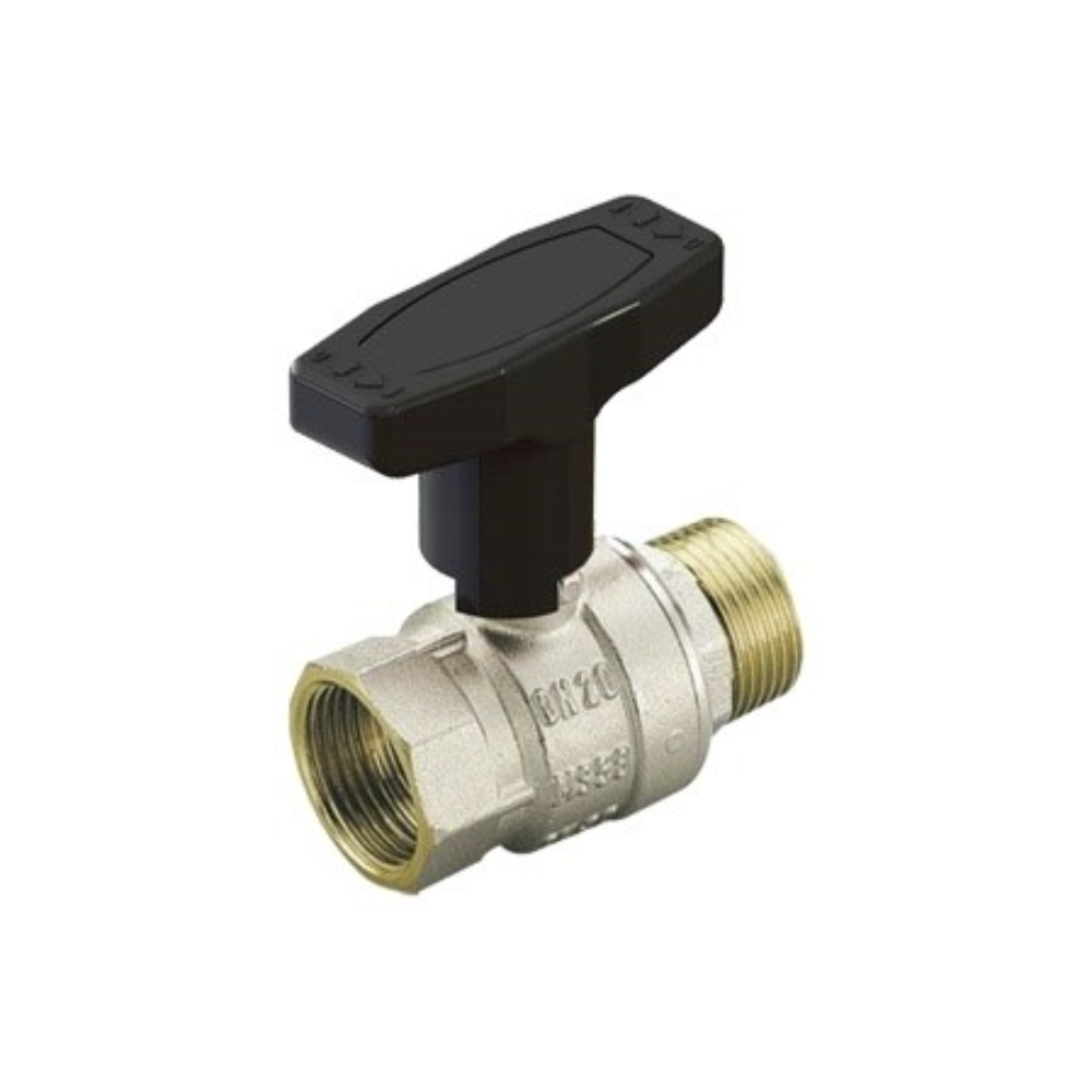 Oferte la Robinet de trecere cu bila Tiemme Scirocco, filet interior-exterior, alama, 1/2