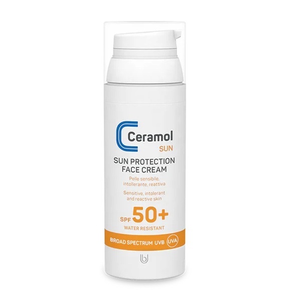 Oferte la Crema pentru protectie solara cu SPF50 Ceramol, 50 ml