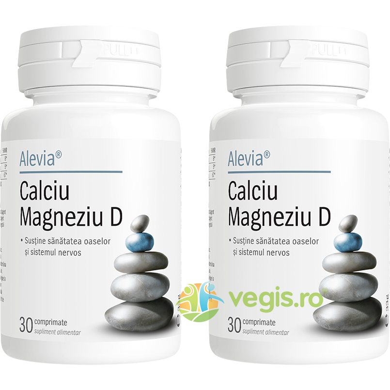 Oferte la Pachet Calciu Magneziu Vitamina D 30cpr+30cpr