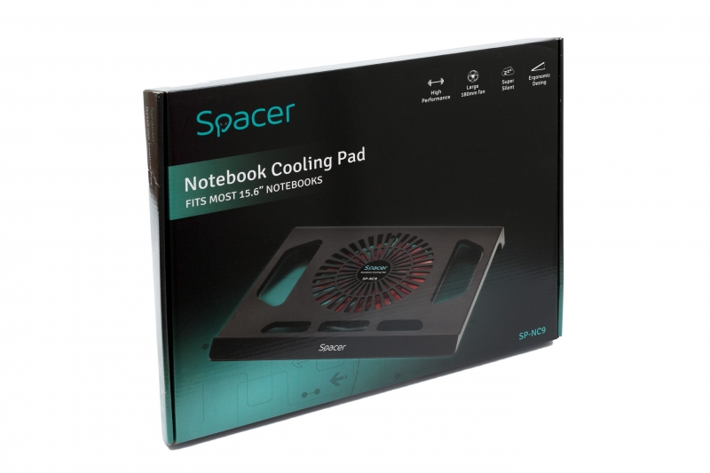 Oferte la Stand notebook 15.6' - plastic, fan 18mm, Spacer (SP-NC9)