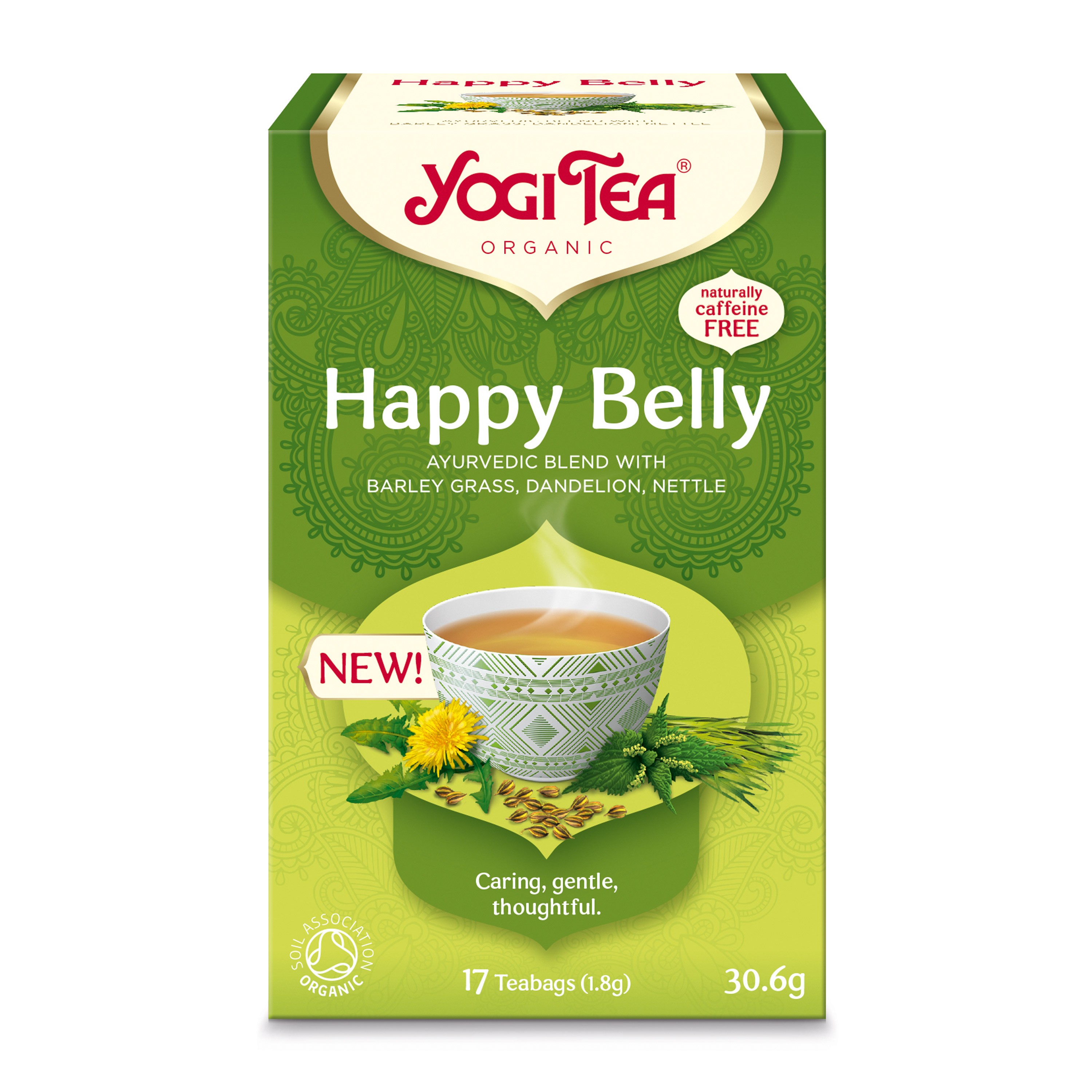 Oferte la Ceai bio Happy Belly, 17 pliculete a 1,8g / 30,6 Yogi Tea