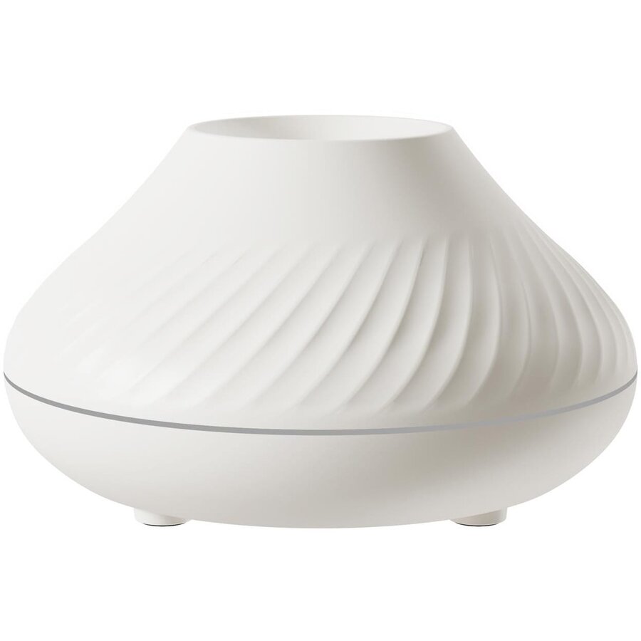 Oferte la Difuzor Aromaterapie Flame Rezervor 130ML Putere 6.5W + Ulei Esential de Lavanda 10ML Alb