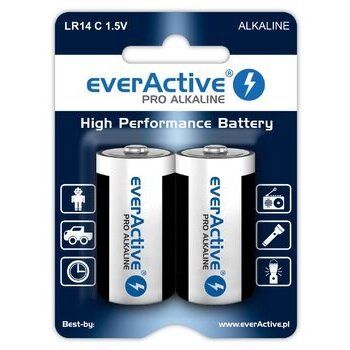 Oferte la Baterie  Alcalina Pro x2   LR14 C  8000mAh 1.5V Alb