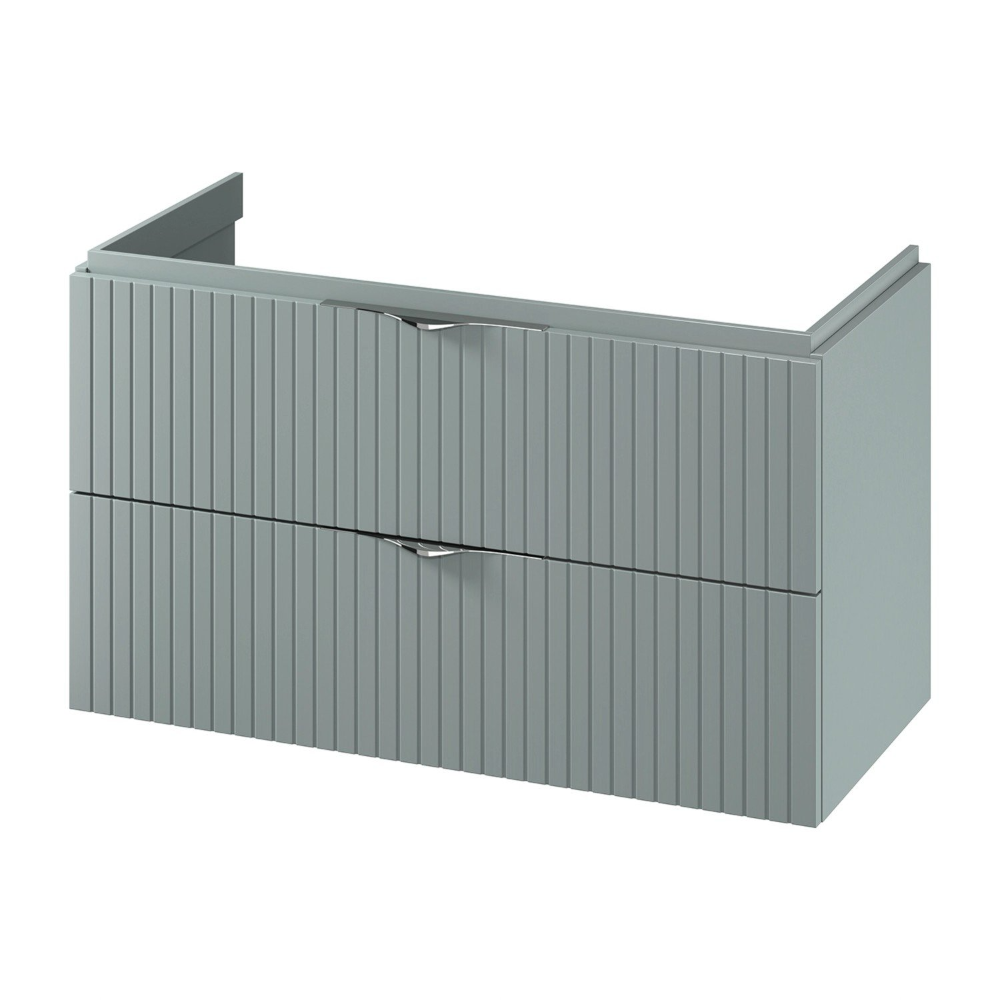 Oferte la Mobilier baie Cersanit Tirso, dulap lavoar, suspendat, PAL, fiord, 100 x 45 x 55 cm