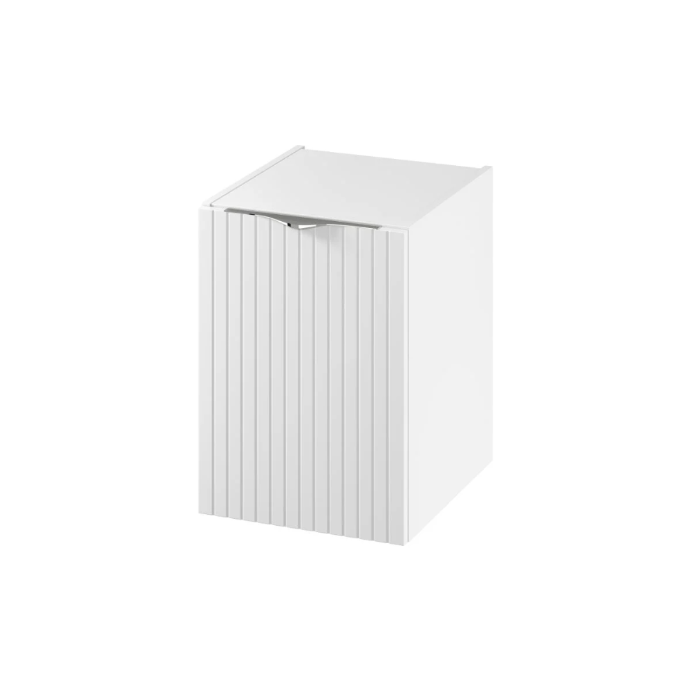 Oferte la Dulap baie Cersanit Tirso, suspendat, 1 usa, MDF canelat, alb, 40 x 45 x 55 cm