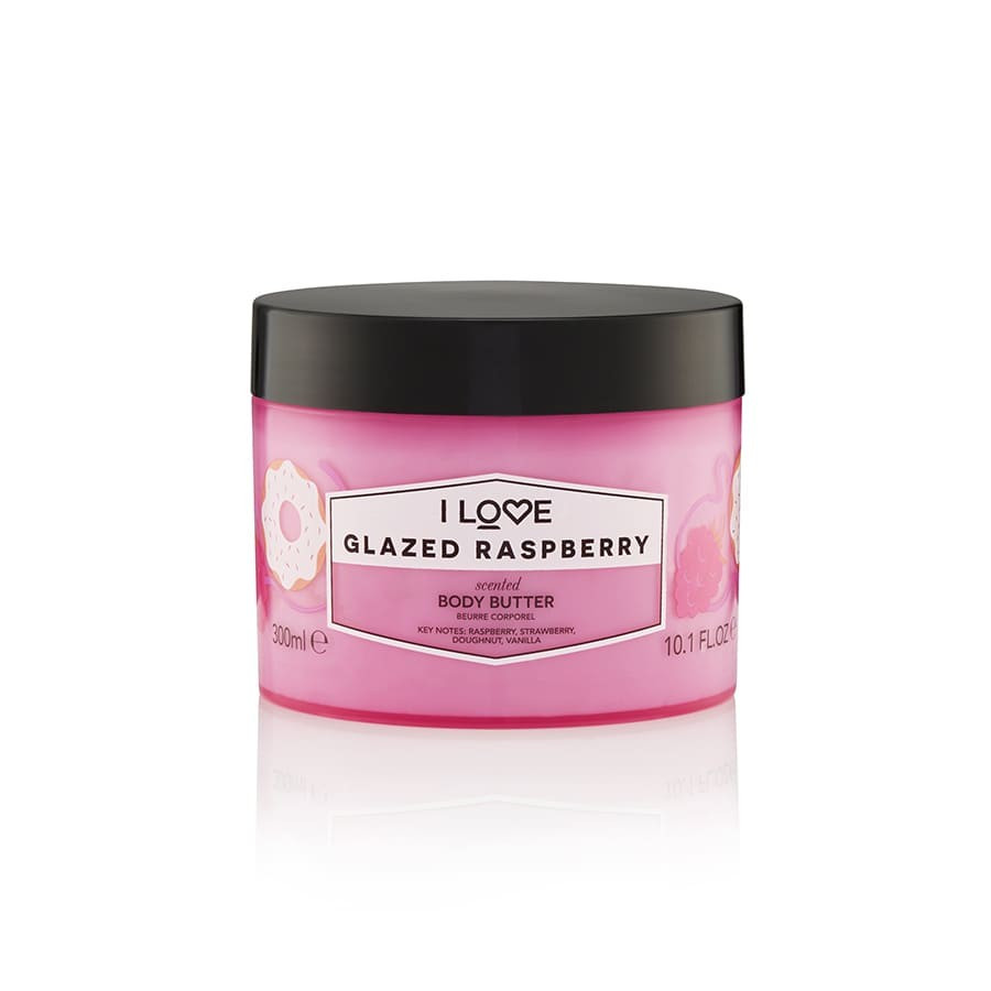 Oferte la Unt de corp I love Glazed Raspberry, 330 ml (Concentratie: Unt de corp, Gramaj: 330 ml)