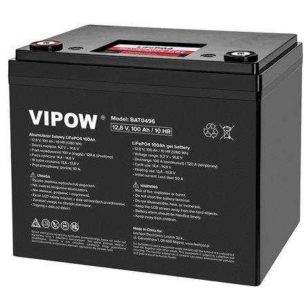 Oferte la Acumulator Lifepo4 12.8v 100ah Bms VIPOW BAT0496