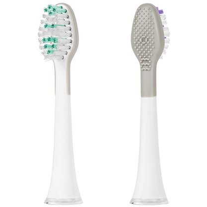 Oferte la Rezerve Periuta De Dinti Electrica Sonic Duritate Medie 2x Buc Alb