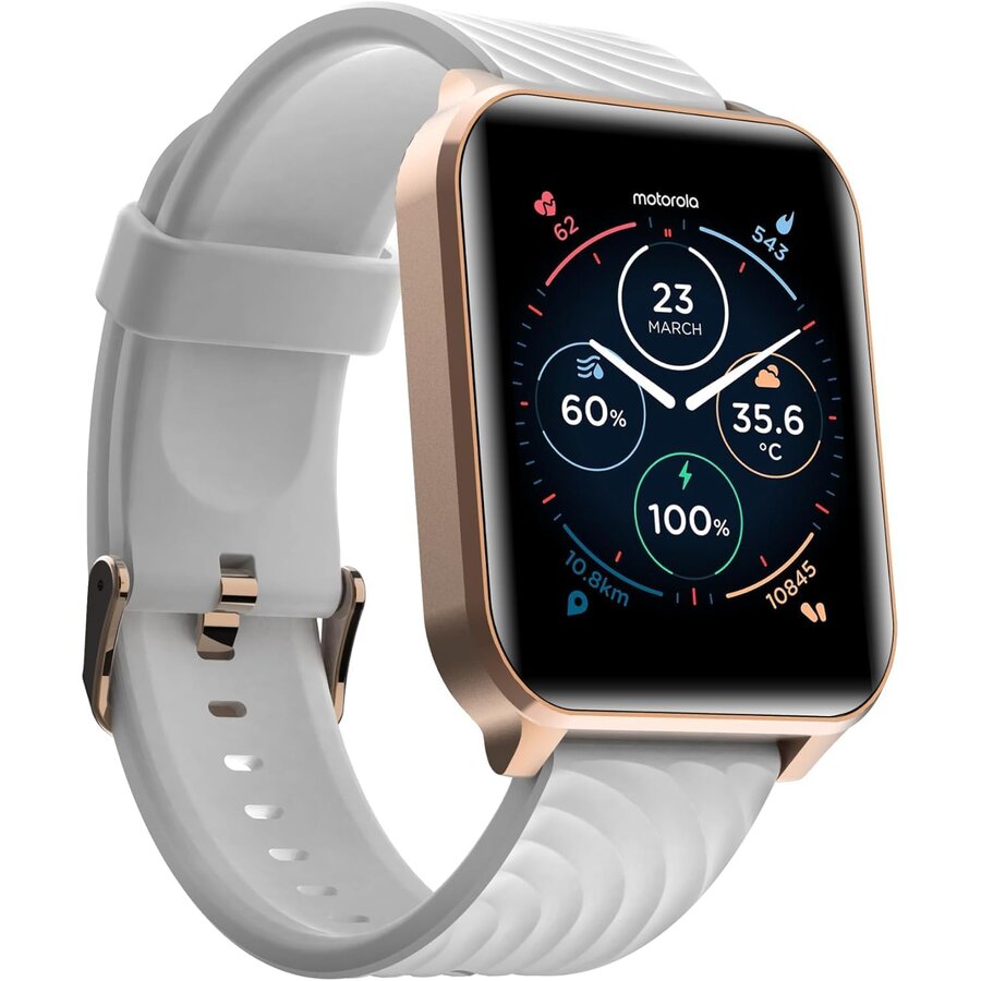 Oferte la Smartwatch MotoWatch 70 Ecran LCD 1.59Inch Bluetooth IP67 Rose Gold