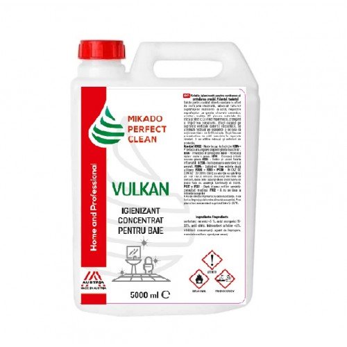Oferte la Solutie Semiprofesionala Pentru Curatat Obiecte Sanitare Vulkan Pentru Uz Casnic Si Horeca 5L