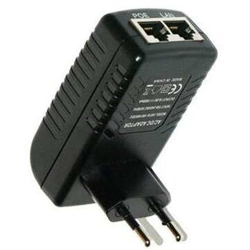 Oferte la Adaptor PoE   24V 1A Drect  Priza  LED Negru