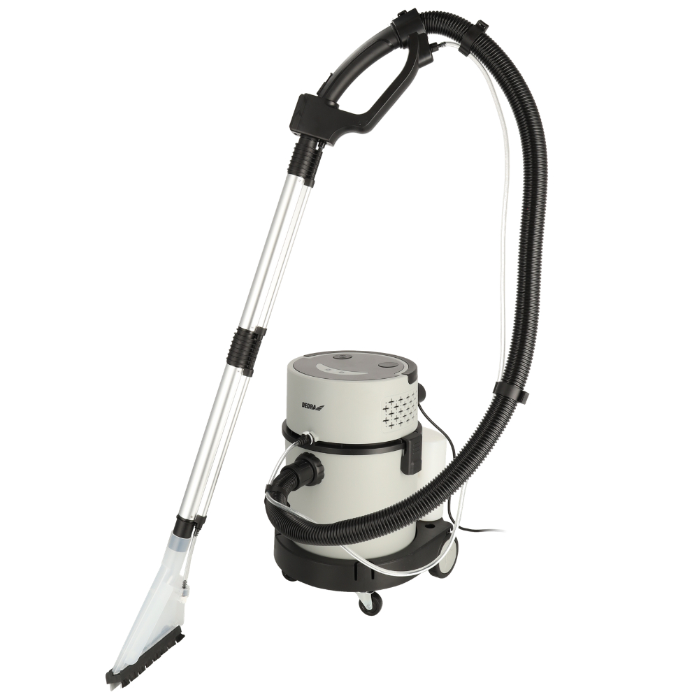 Oferte la Aspirator cu spalare 2 in 1 Dedra DED6605, 1200 W, 20 l, umed/uscat, furtun 1.5 m