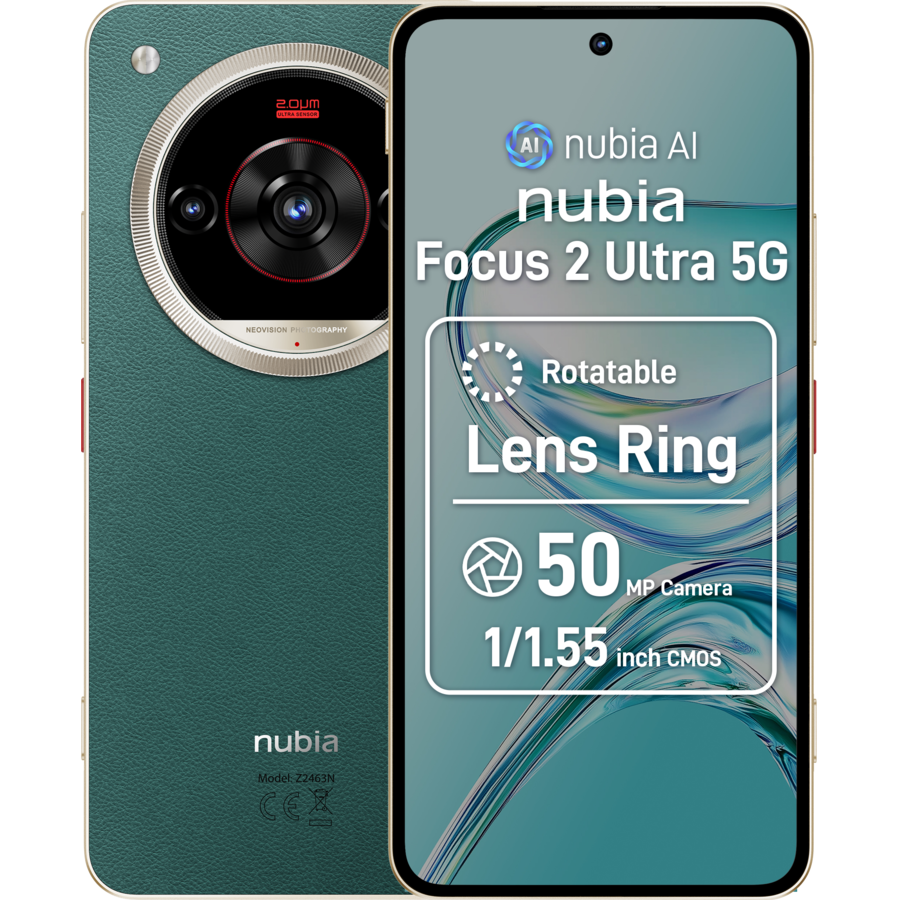 Oferte la Smartphone nubia Focus 2 Ultra Dual SIM 20GB RAM ( 8GB + 12GB extensibili) 512GB 5G Verde