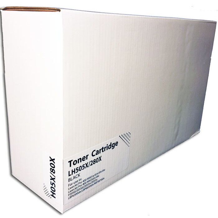 Oferte la Toner Compatibil Black, CE505X/CRG719H-WB,  pentru HP P2055, Canon 6300/6310/6650/6670/6680/MF5840/5880/5940/5980, (CF280X), 6.5K, CE505X/CRG719H-WB