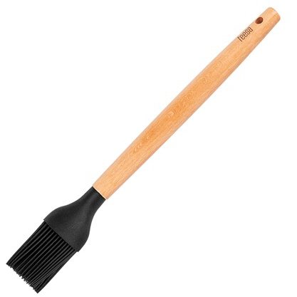 Oferte la Pensula Silicon Non-Toxic Maner Lemn Negru/Maro