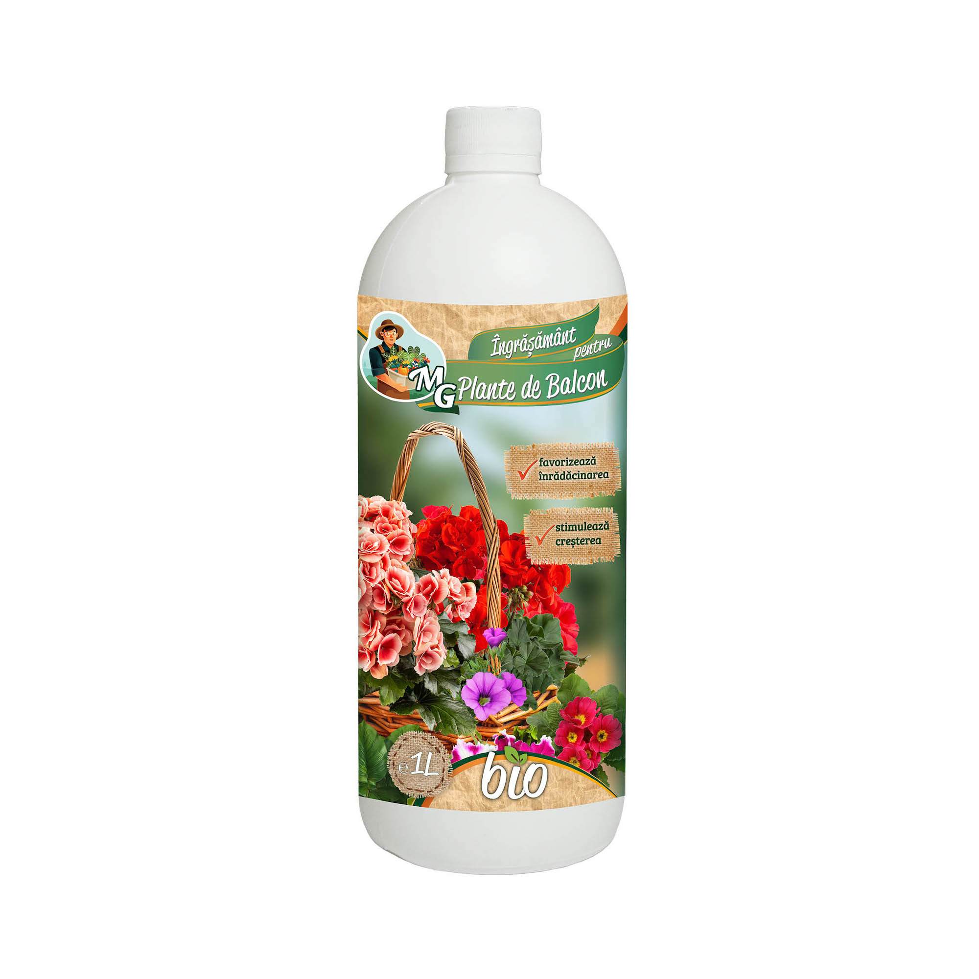 Oferte la Ingrasamant lichid BIO pentru plante balcon MG, 1 L