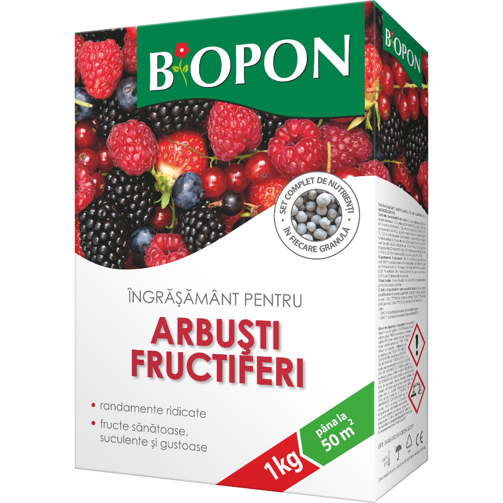Oferte la Ingrasamant pentru arbusti fructiferi Biopon, 1 kg