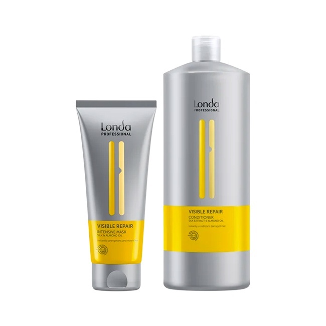 Oferte la Pachet Londa Professional Visible Repair – Balsam 1000 ml + Masca intensiva 200 ml