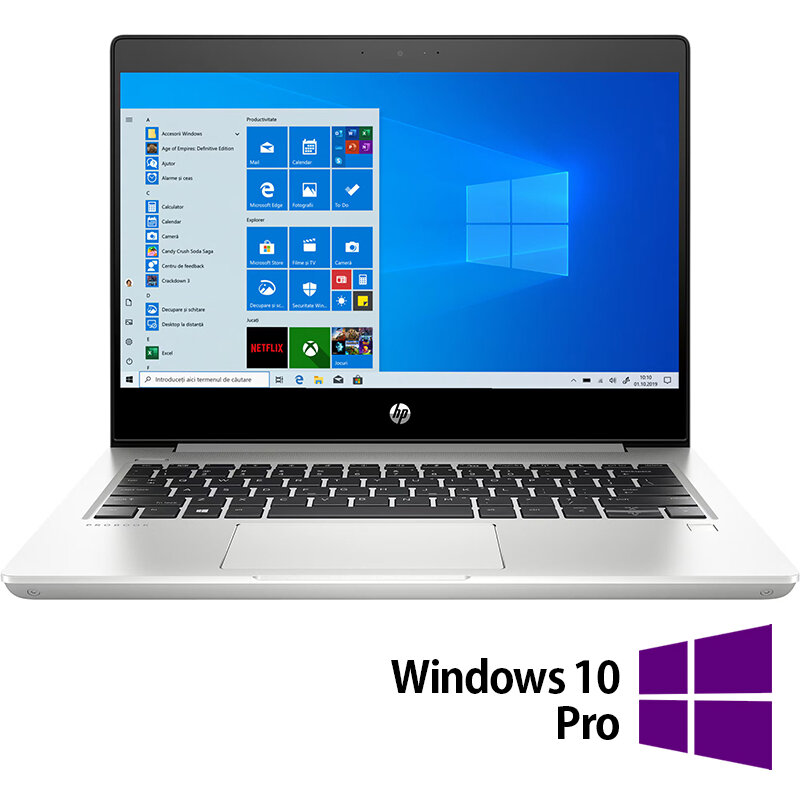 Oferte la Laptop Refurbished ProBook 430 G6 FHD 13.3 inch Intel Core i5-8265U 8GB 256GB SSD Windows 10 Pro Silver