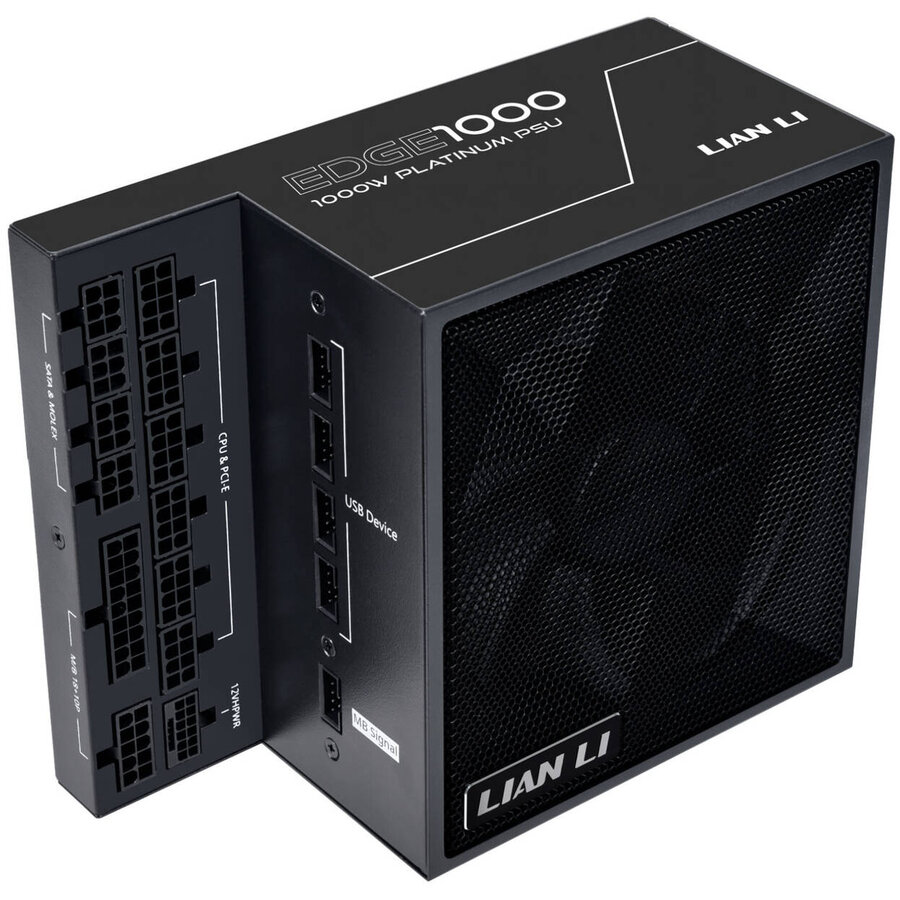 Oferte la Sursa EDGE GOLD 1000W 80 PLUS Gold USB-Hub Negru