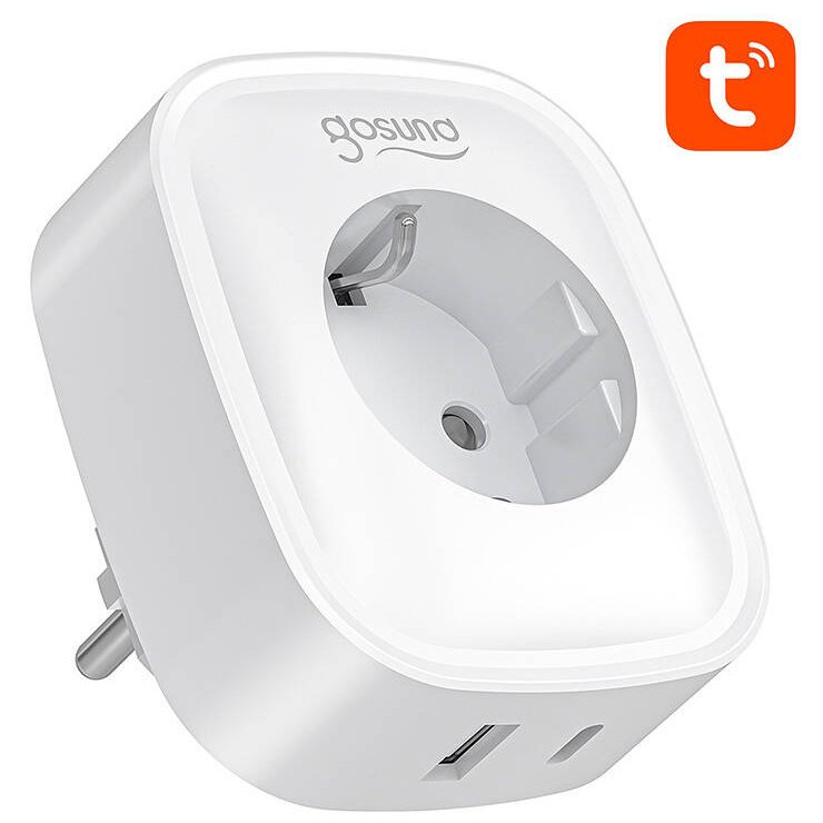 Oferte la Priza inteligenta WiFi/Bluetooth SP6 16A USB-C 20W Tuya Gosund 6977038680389