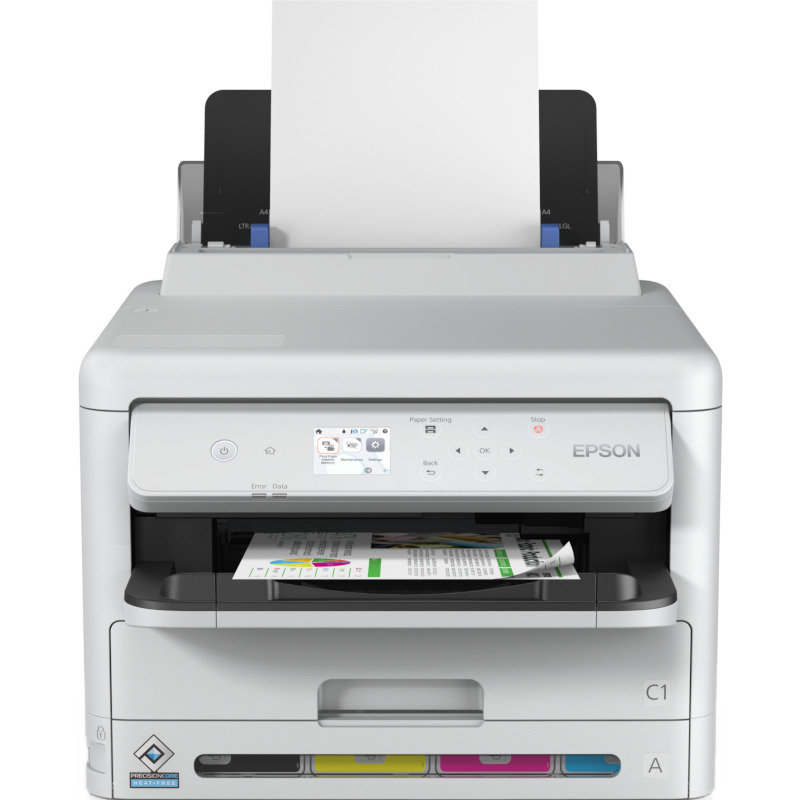 Oferte la Imprimanta inkjet WorkForce Pro WF-C5390DW  Color Format A4 Duplex Retea Wi-Fi Alb
