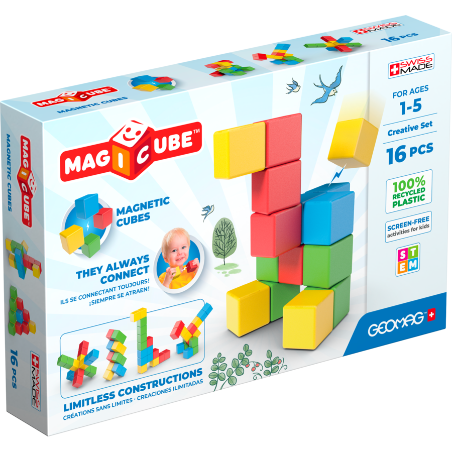 Oferte la Jucarie Magicube Set Magnetic Cuburi 16 Piese 247