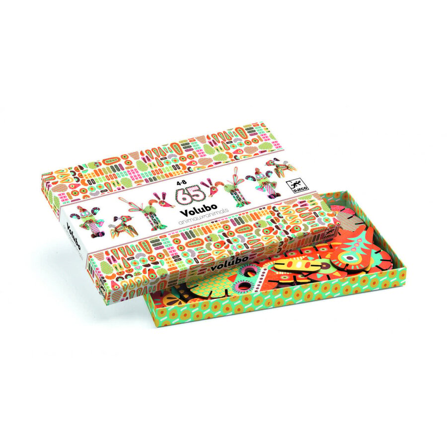 Oferte la Set de Constructie Volubo - Animale 65 Piese 4 Ani+ Multicolor