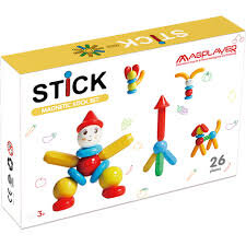 Oferte la Set De Constructie Magnetic STICK 26 Piese 3-10 Ani