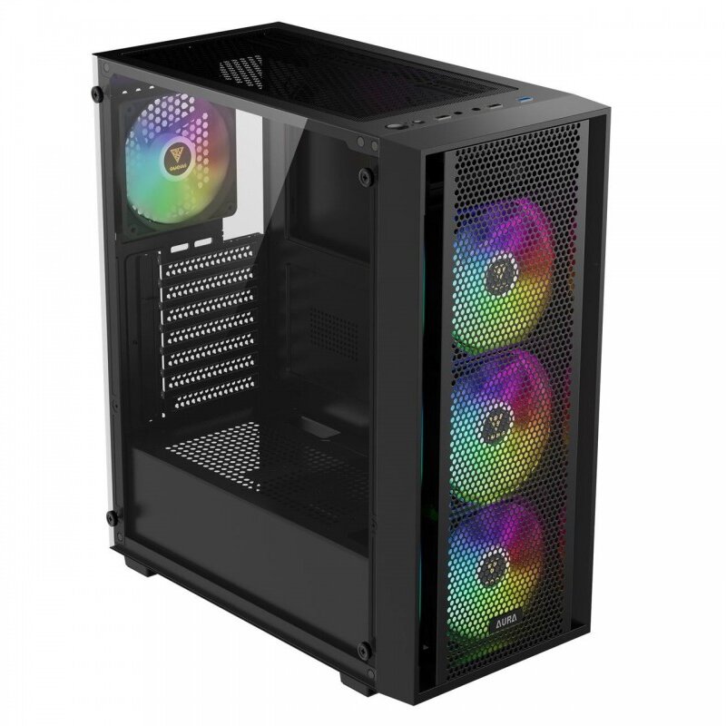 Oferte la Carcasa PC Aura GC2 Elite aRGB Mid Tower fara Sursa Negru