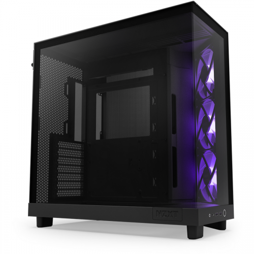 Oferte la Carcasa H6 Flow RGB Compact Dual-Chamber MiddleTower Negru