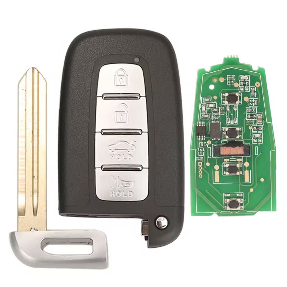 Oferte la Cheie auto completa si programabila Techstar, compatibila cu Kia Forte, Soul, Rio, Sorento, Optima si Hyundai i30, Sonata, IX35 – 433MHz, chip ID46 PCF7952, lama HYN14