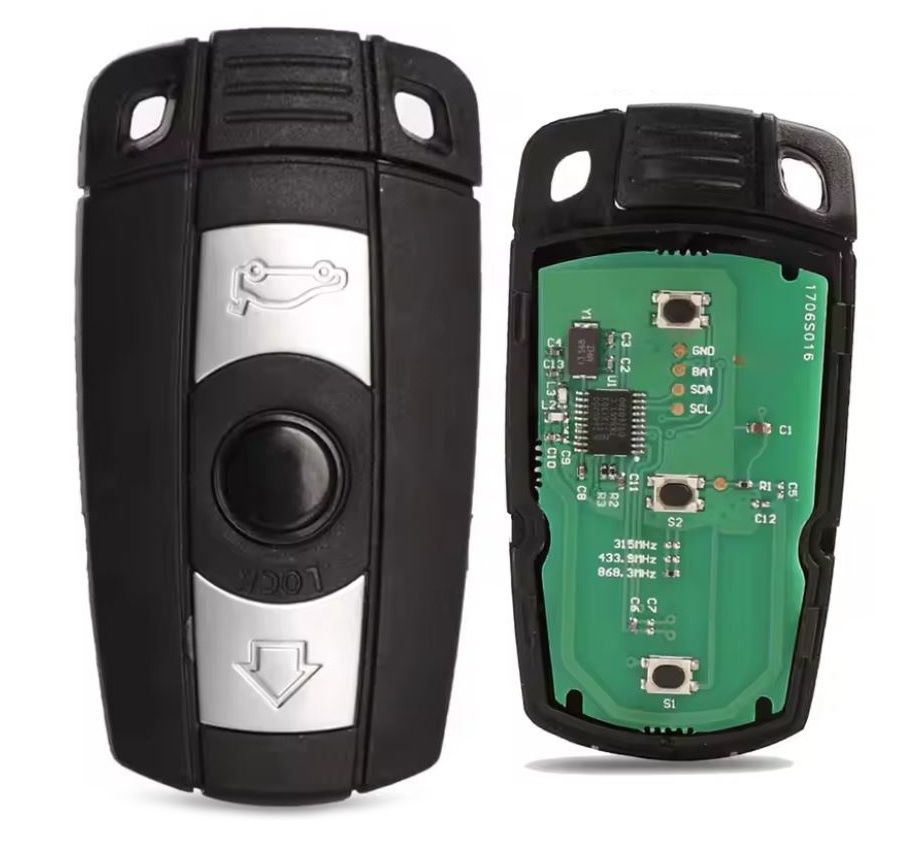 Oferte la Cheie auto completa programabila Techstar, compatibila BMW seria 1/3/5/7/X5/X6 CAS3, 433MHz, 3 butoane, chip PCF7953