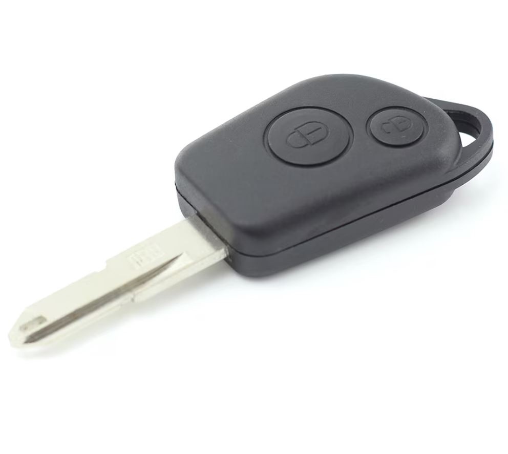 Oferte la Carcasa cheie auto Techstar cu 2 butoane si suport baterie pentru Peugeot – compatibila 206, 207, 307, 407