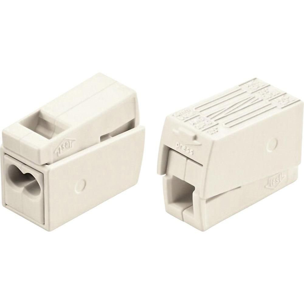 Oferte la Set 10 conectori cu buton 1P/3pin 2,5mm2 24A Wago 224-112