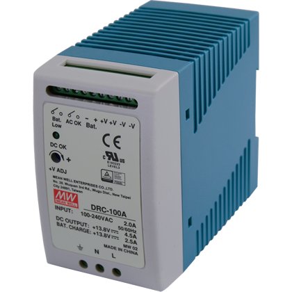 Oferte la Sursa de alimentare in comutatie, 13.8V / 4.5A + 2.5A, sina DIN, backup MeanWell DRC-100A