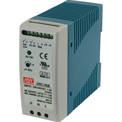 Oferte la Sursa de alimentare in comutatie, 27.6V / 1.4A + 0.75A, sina DIN, backup MeanWell DRC-60B