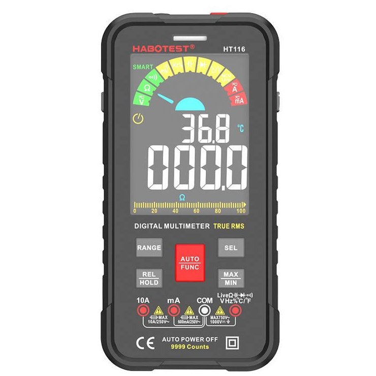 Oferte la Multimetru digital universal True RMS, NCV Habotest HT116 / 5907489607698