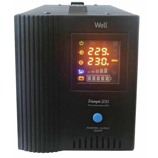 Oferte la UPS centrale termice Well Triumph 230V 500VA 300W UPS-HEATST-TRIUMPH500VA-WL