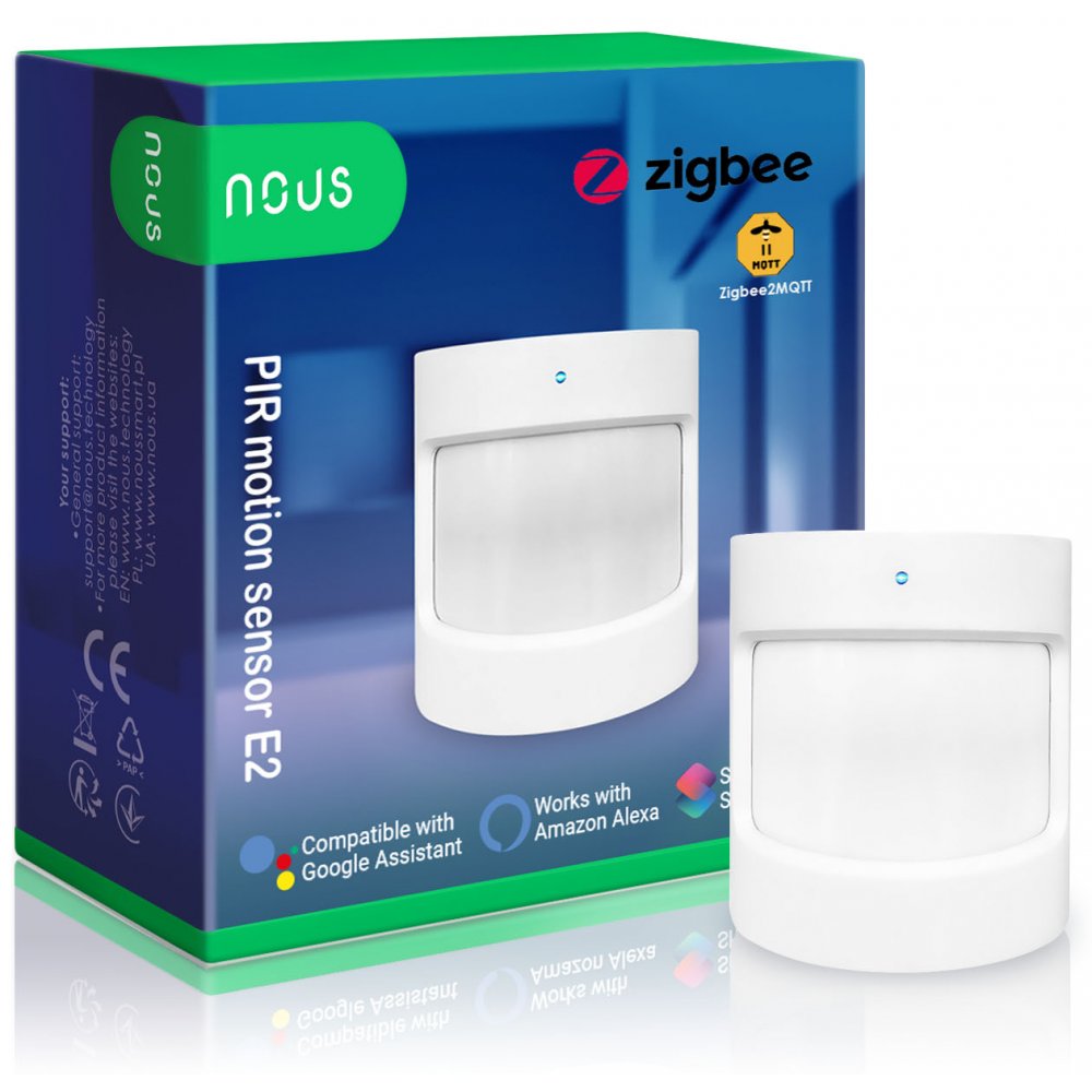 Oferte la Senzor smart de miscare PIR NOUS E2, ZigBee / 5907772033869