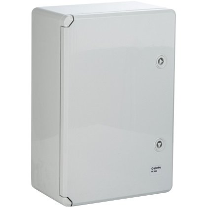 Oferte la Cutie distributie IP65 din ABS gri, usa mata, placa metalica, 400x600x200 mm Plastim PP3008