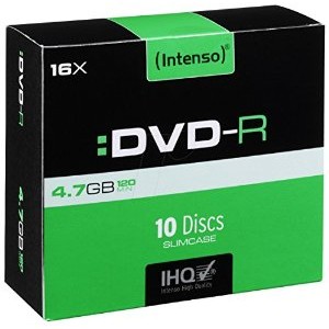 Oferte la DVD-R, 10 bucati, 16x, 4.7 GB, slim pack