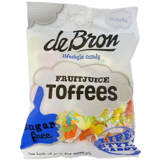 Oferte la Caramele cu Aroma de Fructe fara Zahar 90g