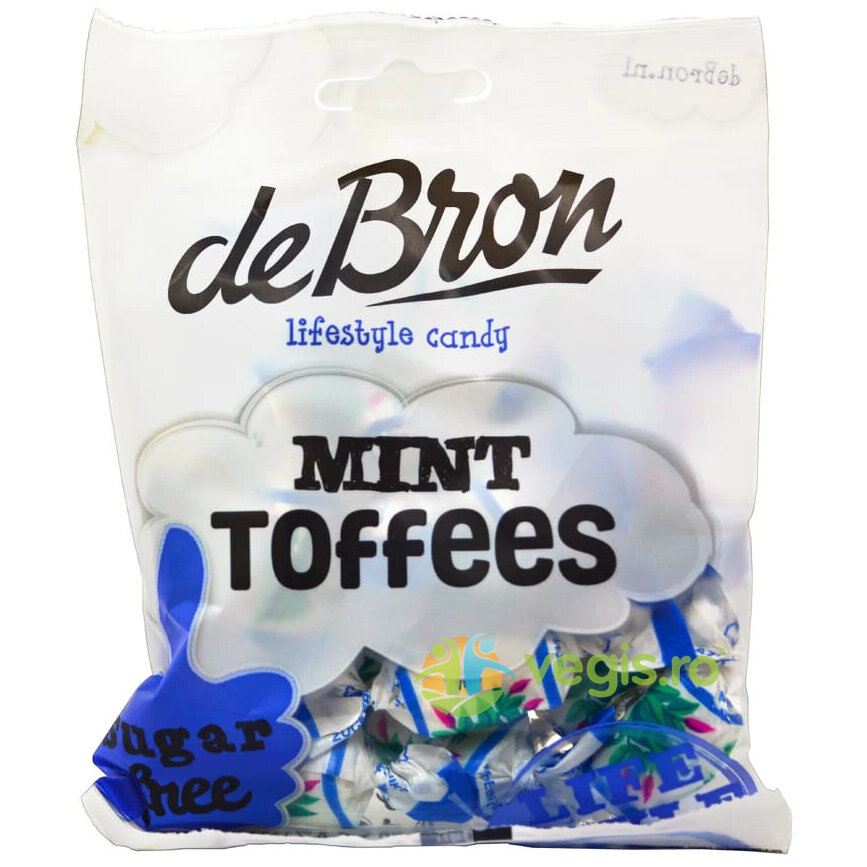Oferte la Caramele cu Aroma de Menta fara Zahar 90g
