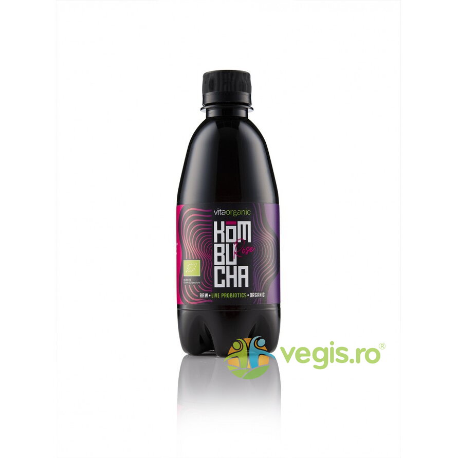Oferte la Kombucha cu Trandafiri Raw Ecologica/Bio 330ml