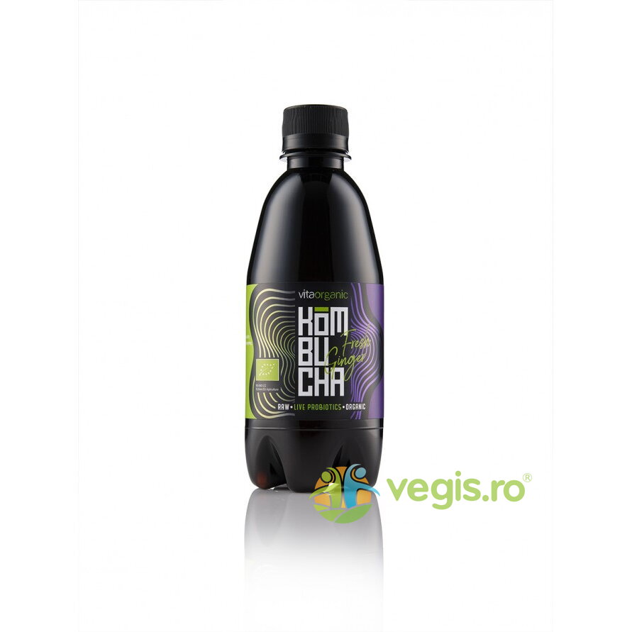 Oferte la Kombucha cu Ghimbir Raw Ecologica/Bio 330ml