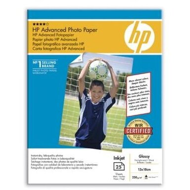 Oferte la HARTIE CERNEALA HP PHOTO ADVANCED GLOSSY 25COLI 250G Q8696A